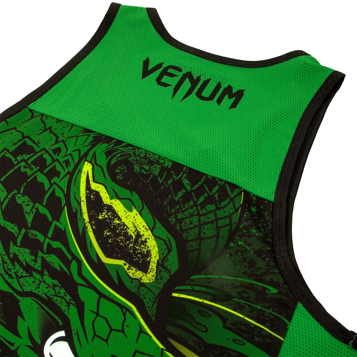 Venum Green Viper Dry Tech MMA Tank Top - Black/Green - Forza Sports