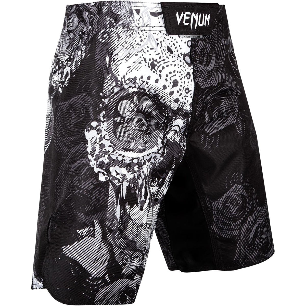 Venum Santa Muerte 3.0 Lightweight MMA Fightshorts - Black/White - Forza Sports