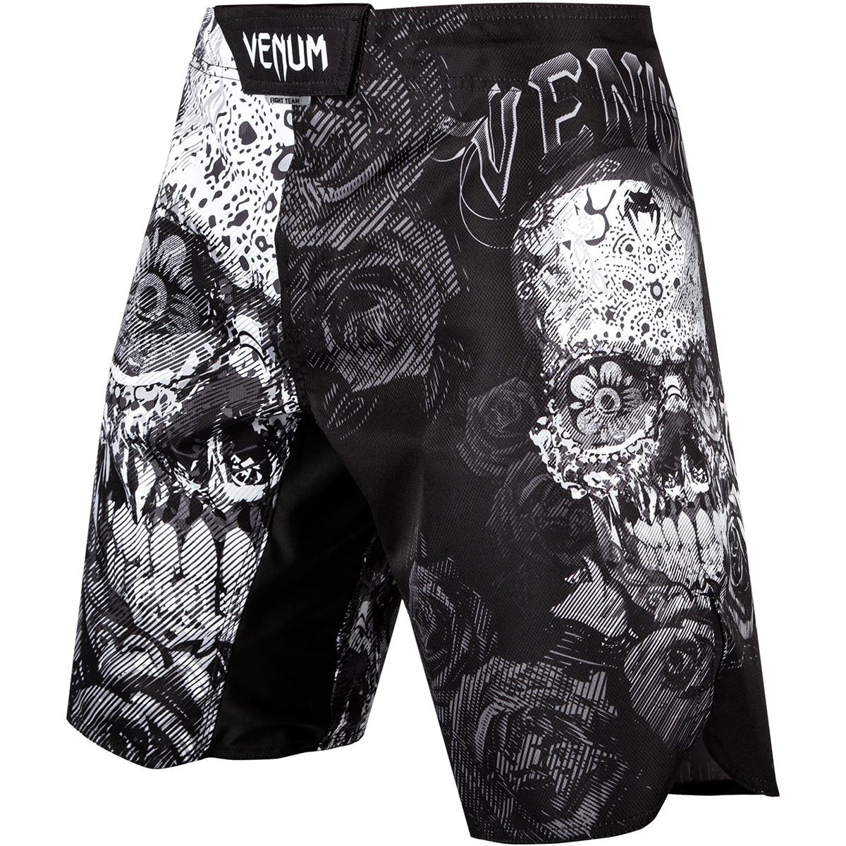 Venum Santa Muerte 3.0 Lightweight MMA Fightshorts - Black/White - Forza Sports