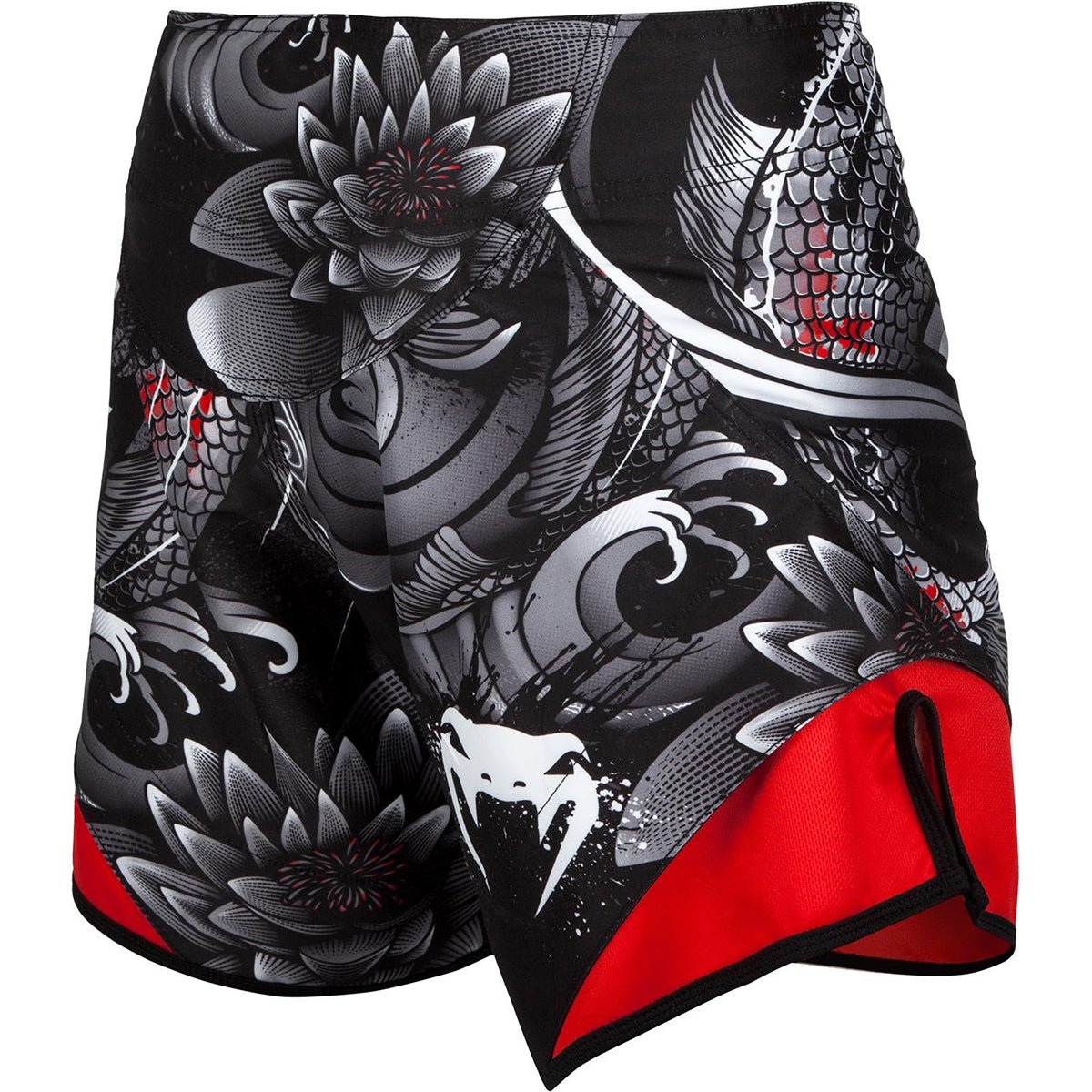 Venum Koi 2.0 Lightweight MMA Fight Shorts - Black/White - Forza Sports