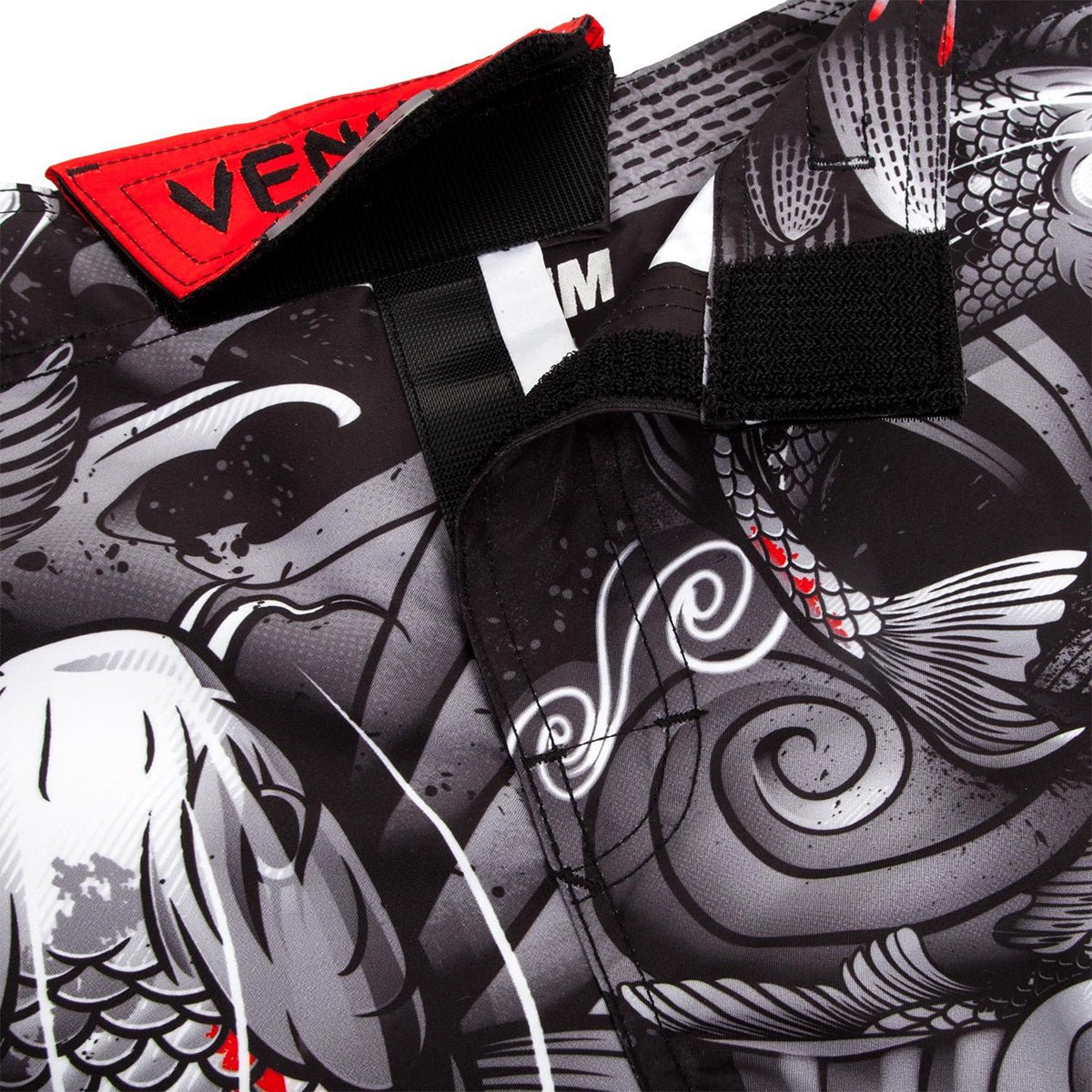 Venum Koi 2.0 Lightweight MMA Fight Shorts - Black/White - Forza Sports