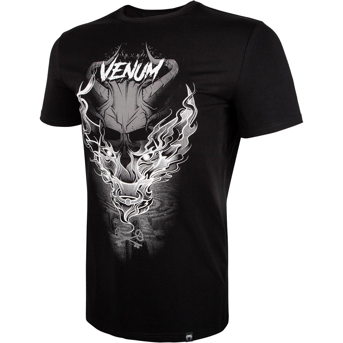 Venum Minotaur Crewneck T-Shirt - Black/White - Forza Sports