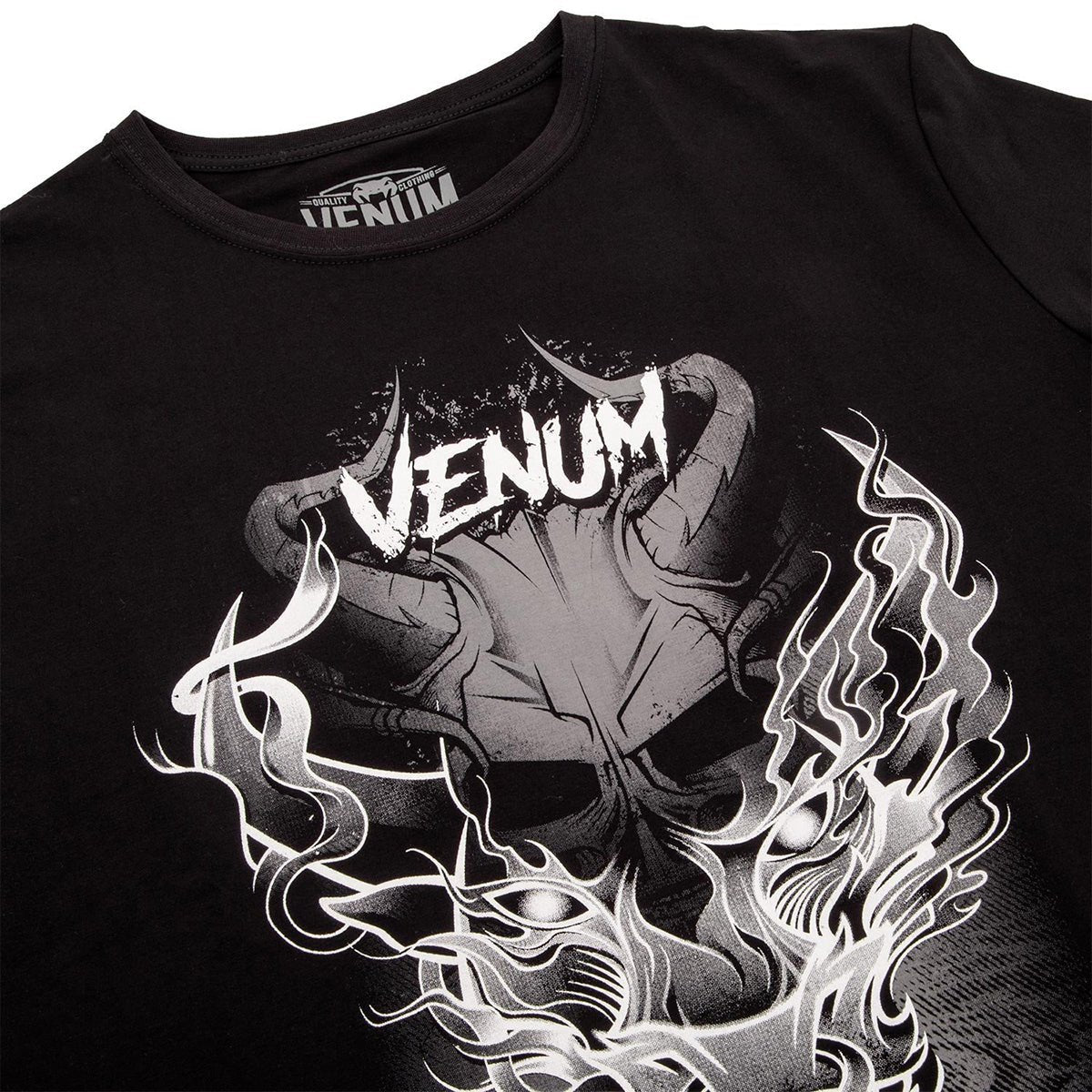 Venum Minotaur Crewneck T-Shirt - Black/White - Forza Sports
