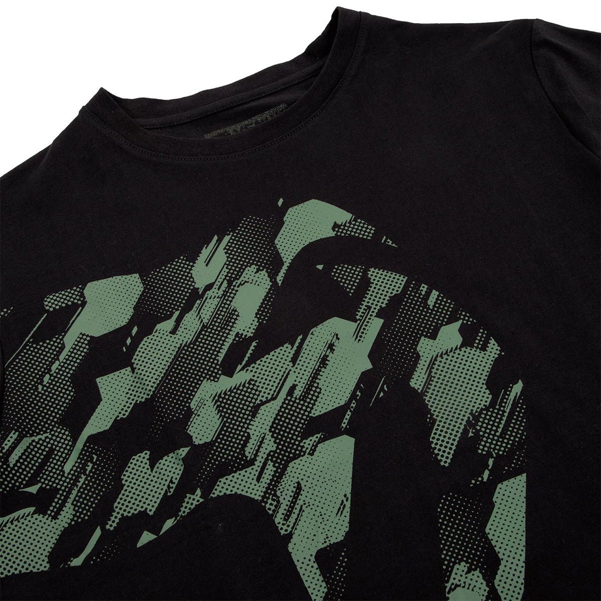 Venum Kids Tecmo Giant Short Sleeve T-Shirt - Black/Khaki - Forza Sports