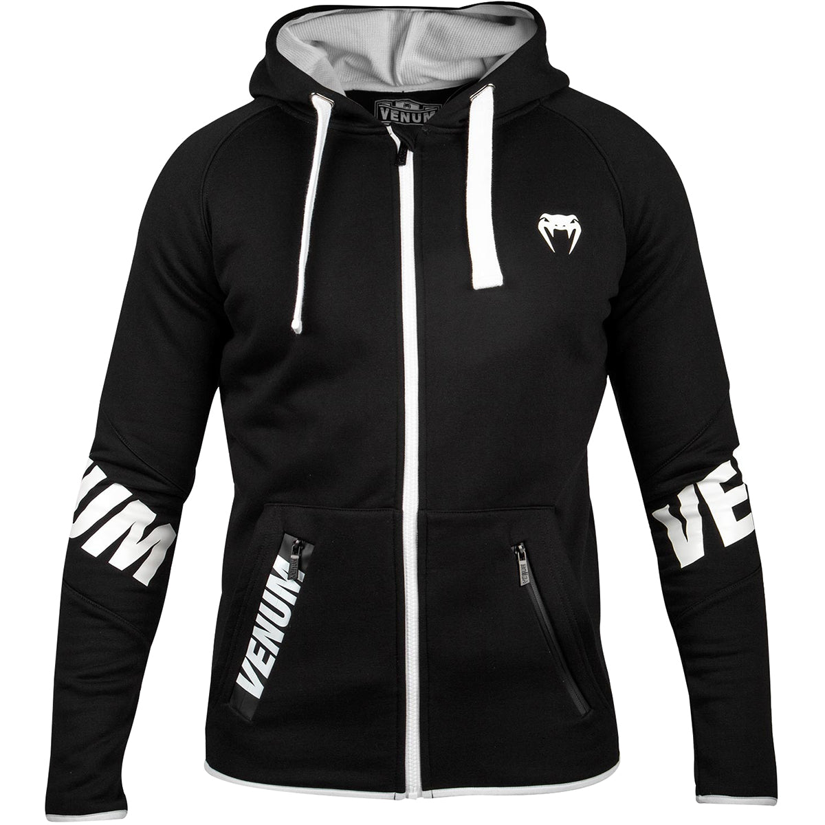 Venum Contender 3.0 Full Zip Hoodie - Black - Forza Sports