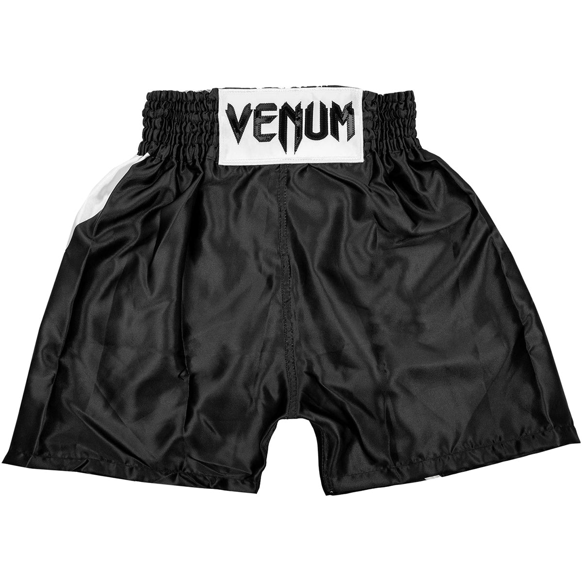 Venum Kids Elite Boxing Shorts - Black/White - Forza Sports