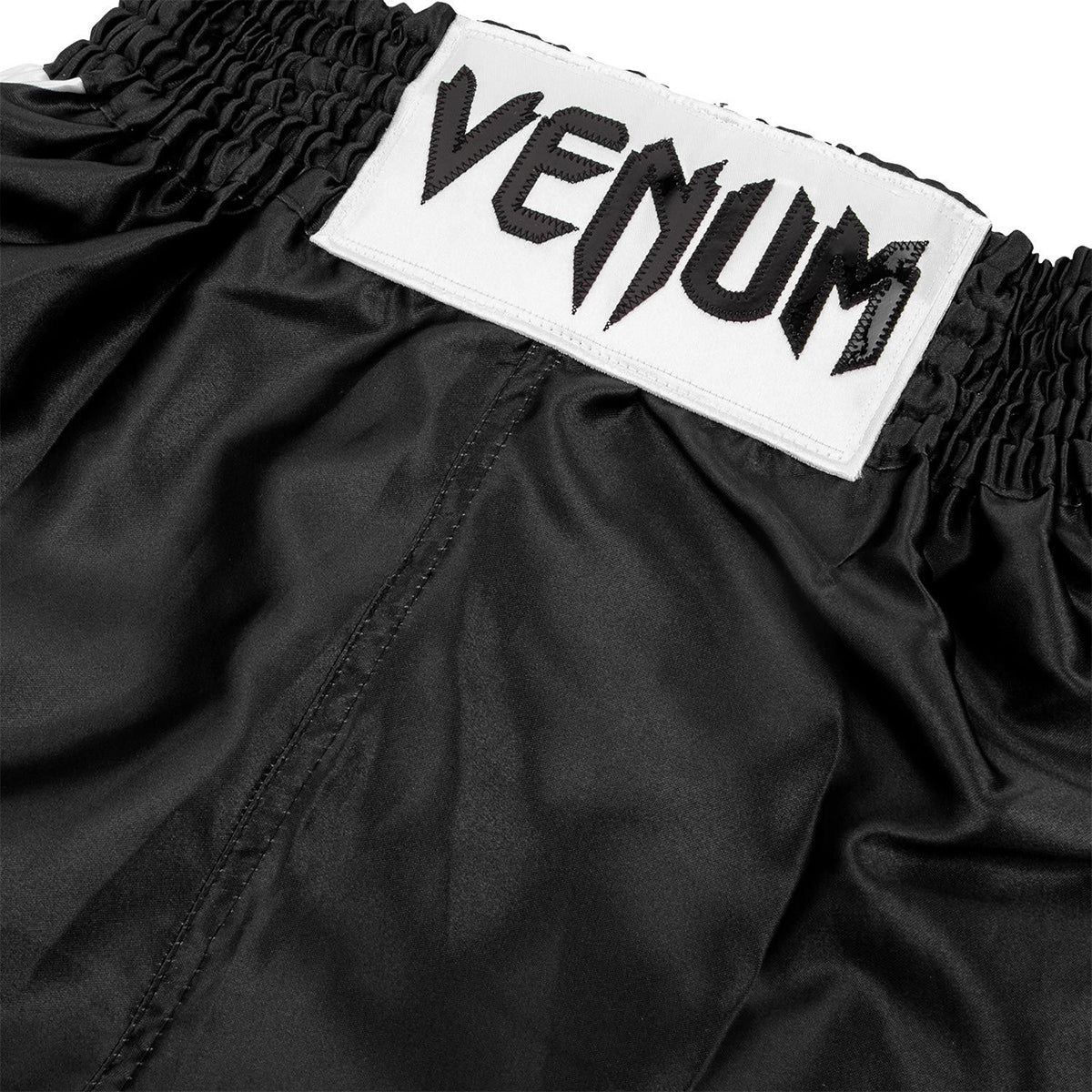 Venum Kids Elite Boxing Shorts - Black/White - Forza Sports