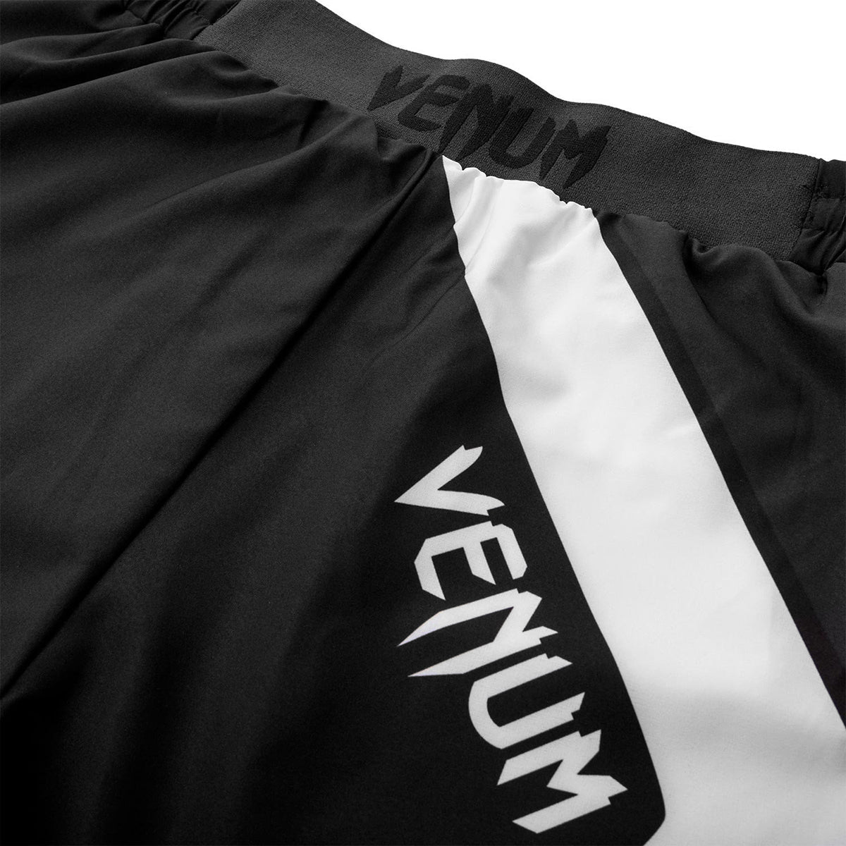 Venum Contender 4.0 4 - Way Stretch MMA Fitness Shorts - Black/Gray/White - Forza Sports
