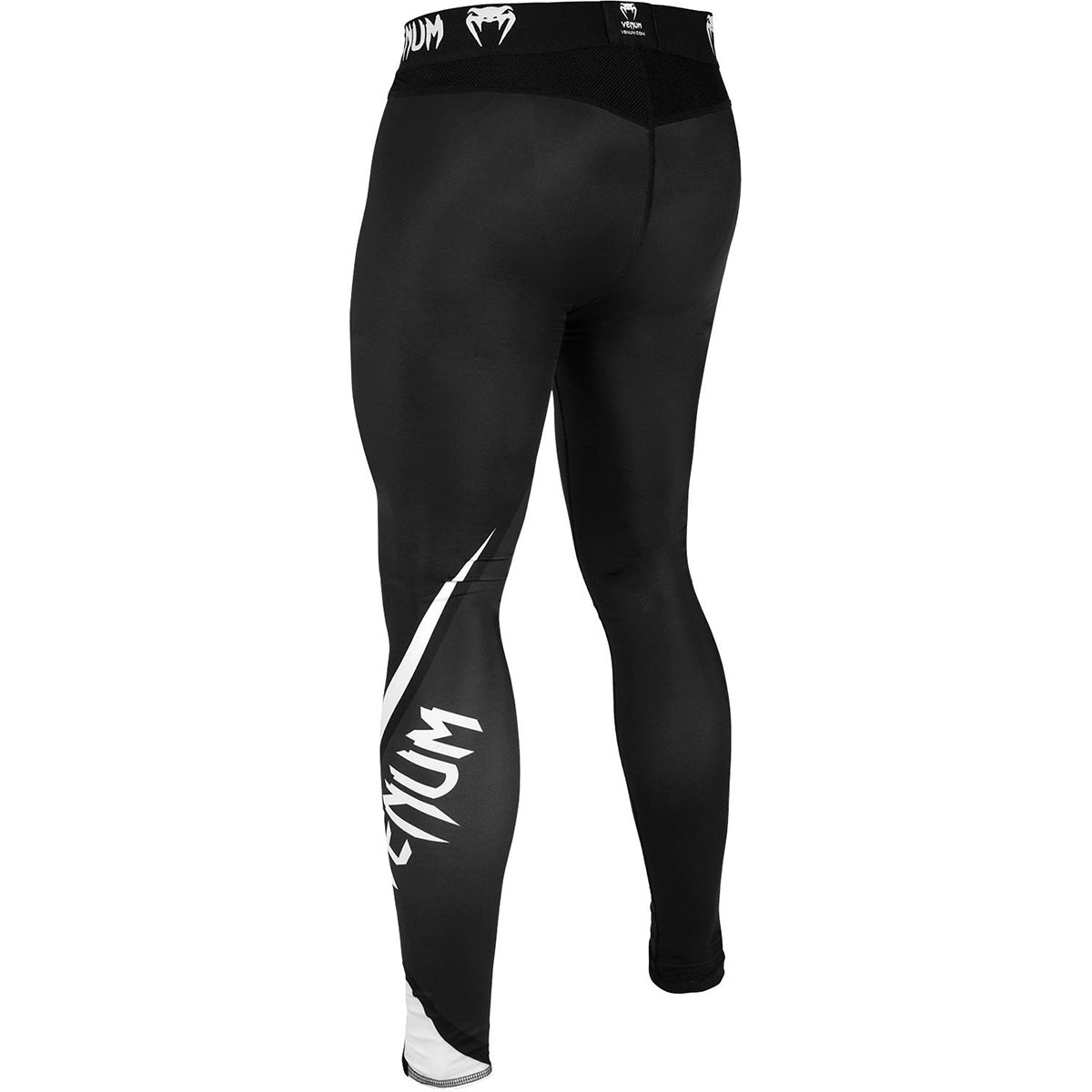 Venum Contender 4.0 MMA Compression Spats - Black/Gray/White - Forza Sports