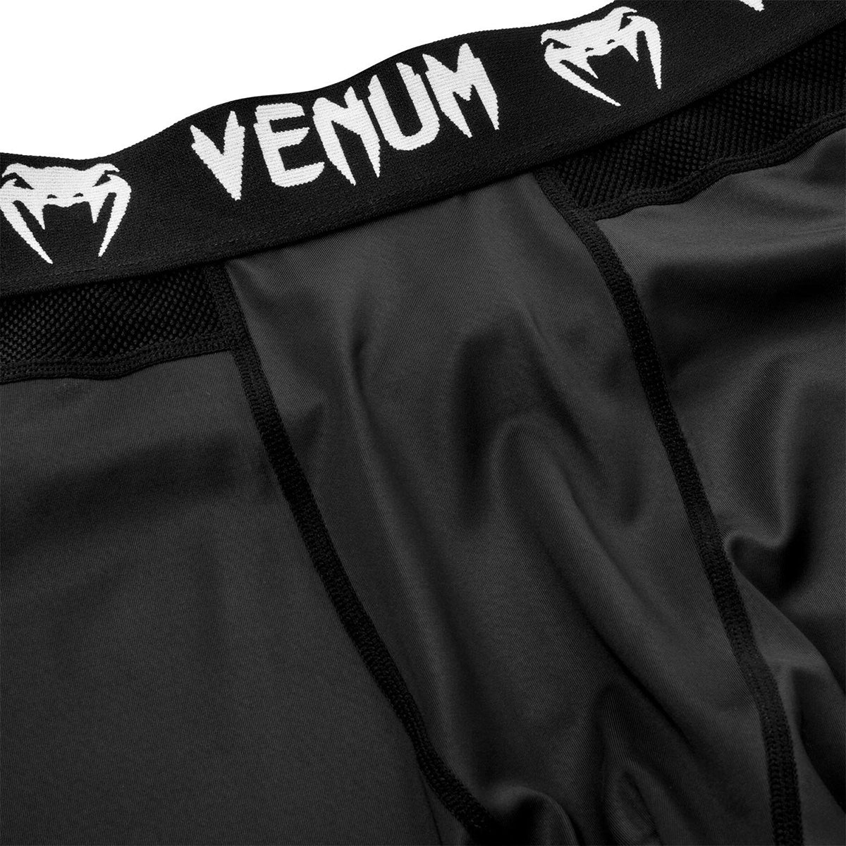Venum Contender 4.0 MMA Compression Spats - Black/Gray/White - Forza Sports