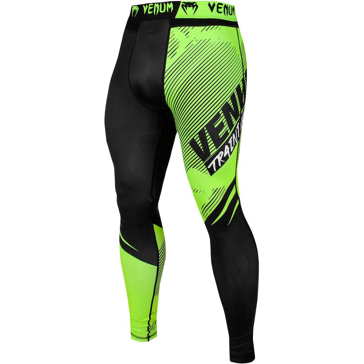 Venum Training Camp 2.0 Compression Spats - Black/Neon Yellow - Forza Sports