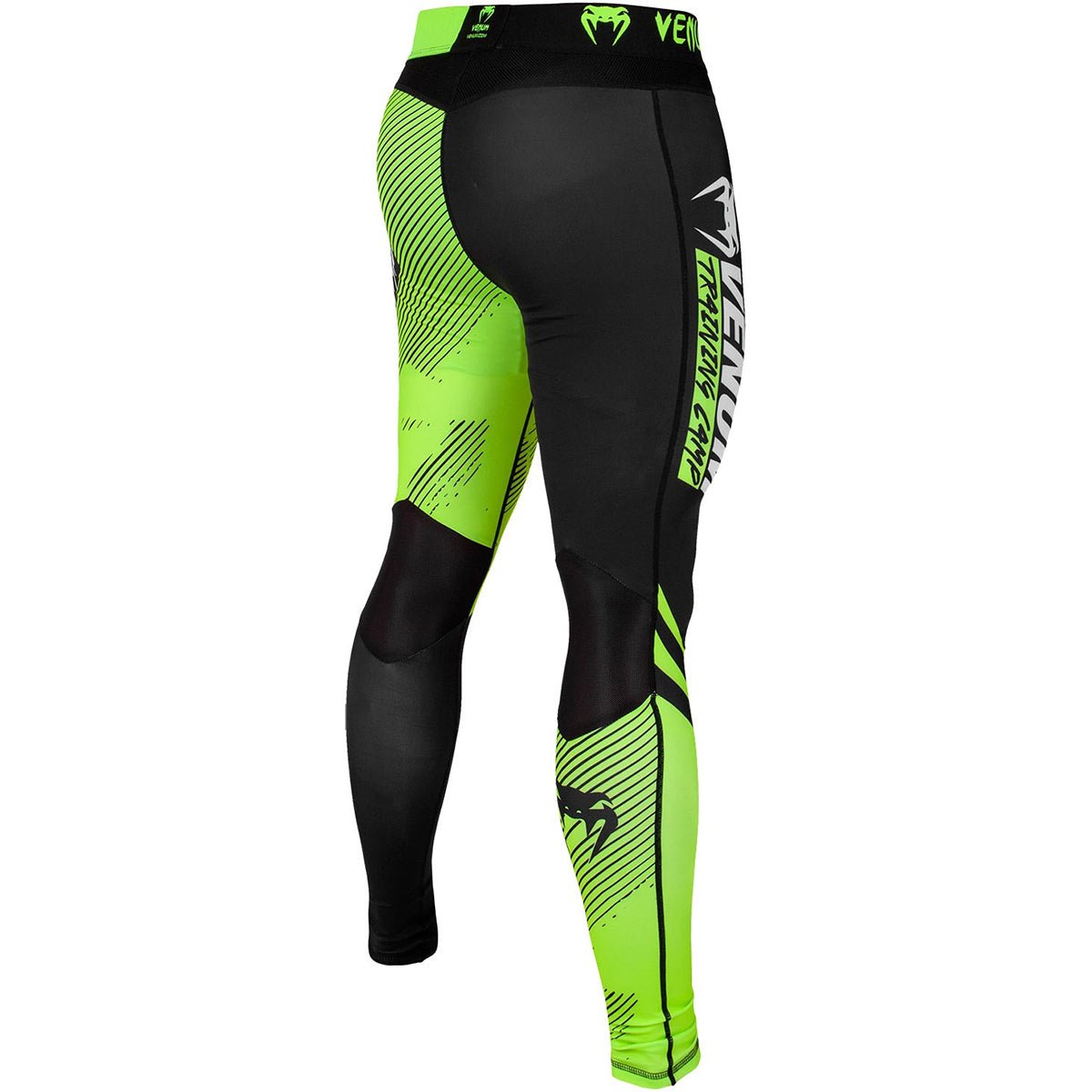 Venum Training Camp 2.0 Compression Spats - Black/Neon Yellow - Forza Sports