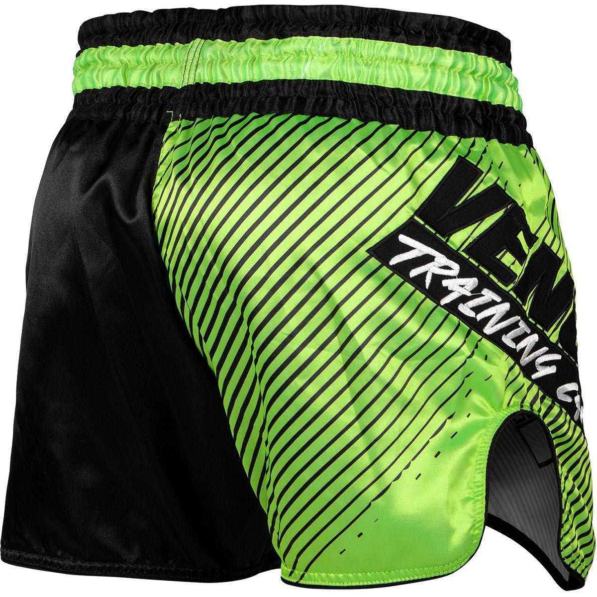 Venum Training Camp Muay Thai Shorts - Black/Neo Yellow - Forza Sports