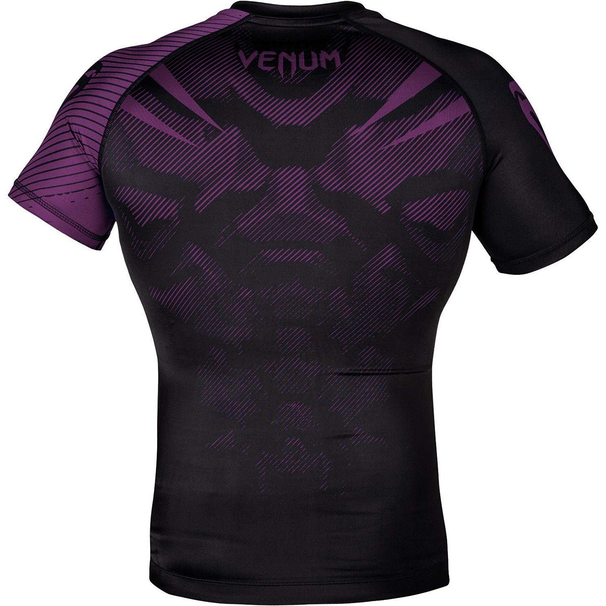 Venum No - Gi 2.0 Short Sleeve MMA Compression Rashguard - Black/Purple - Forza Sports