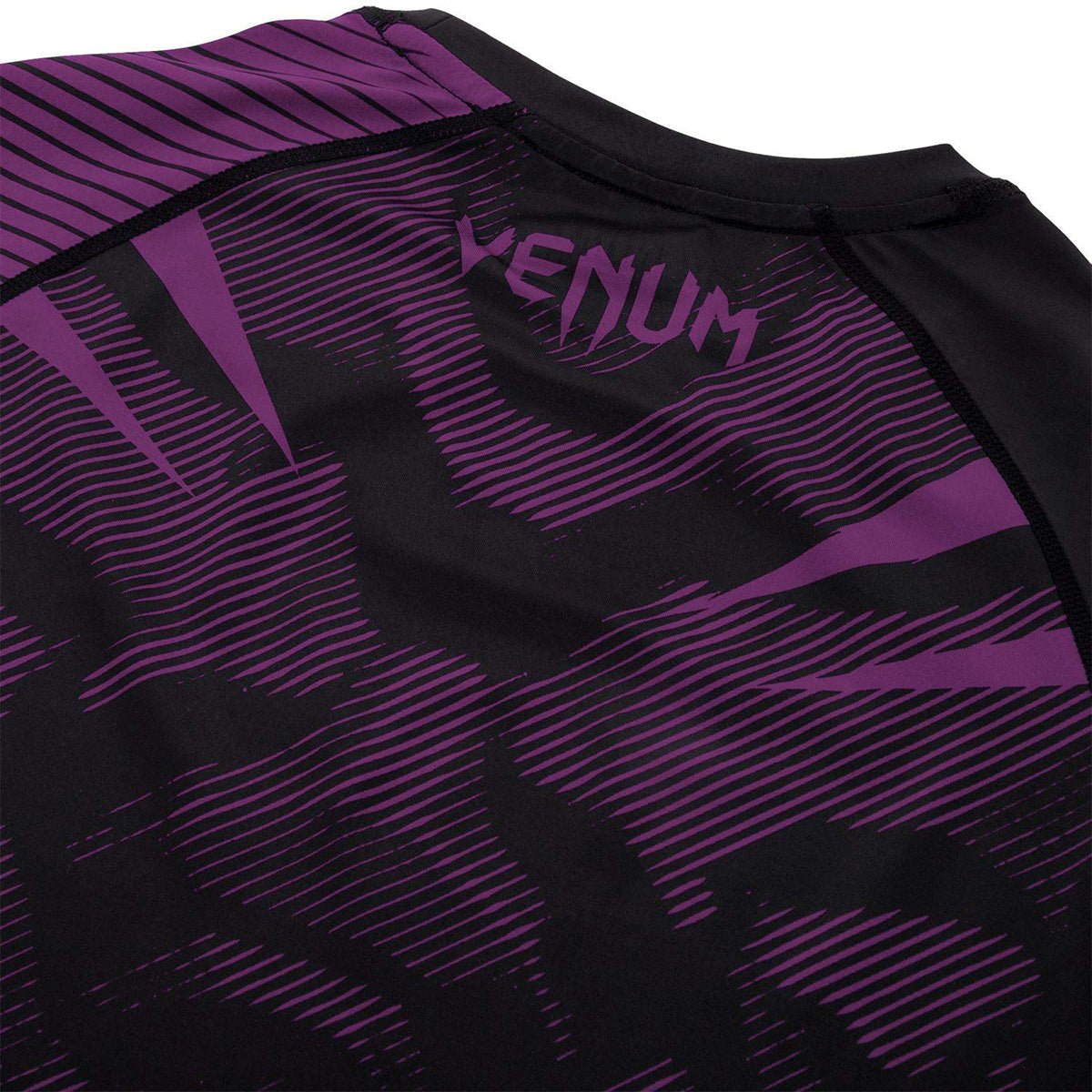 Venum No - Gi 2.0 Short Sleeve MMA Compression Rashguard - Black/Purple - Forza Sports