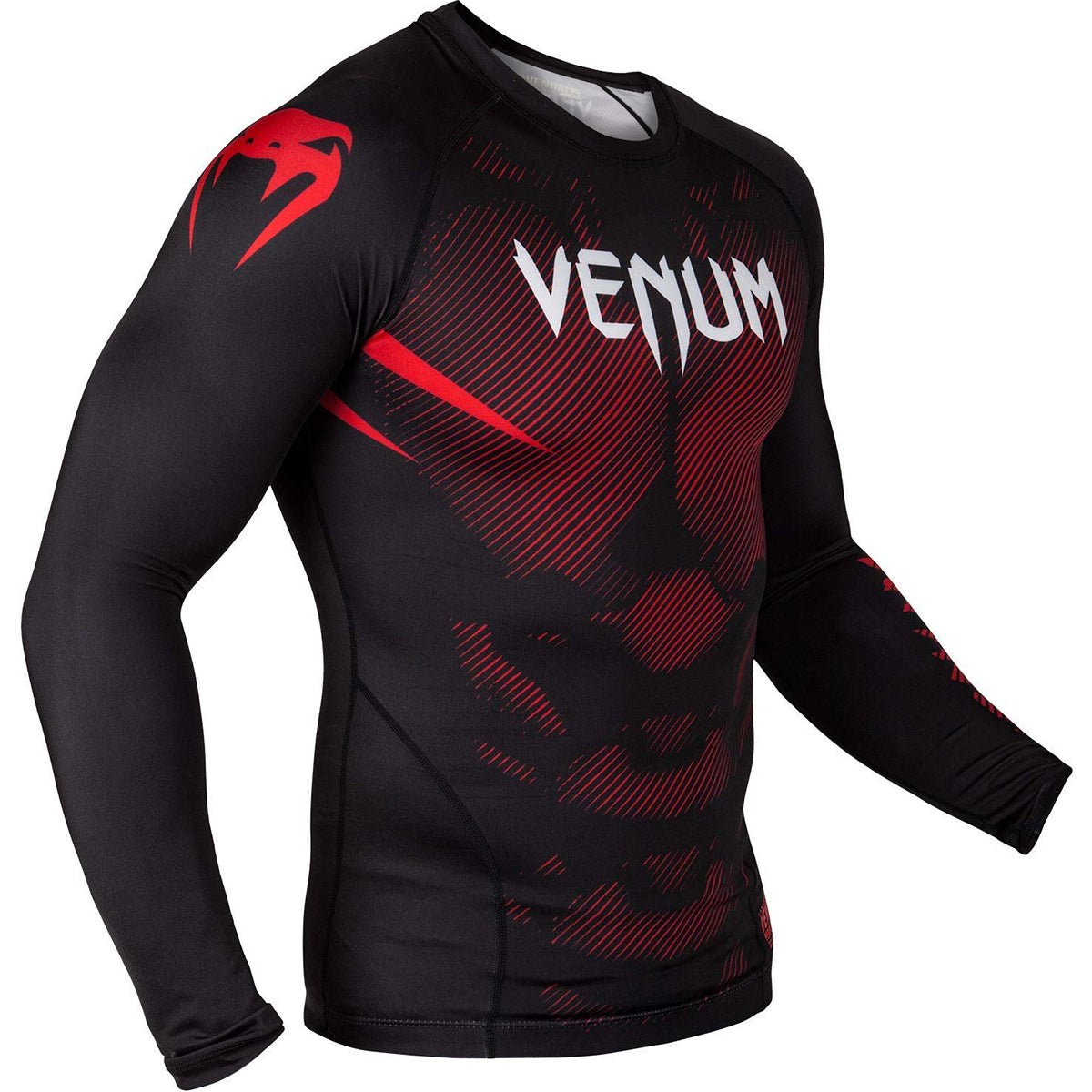 Venum No - Gi 2.0 Long Sleeve MMA Compression Rashguard - Black - Forza Sports