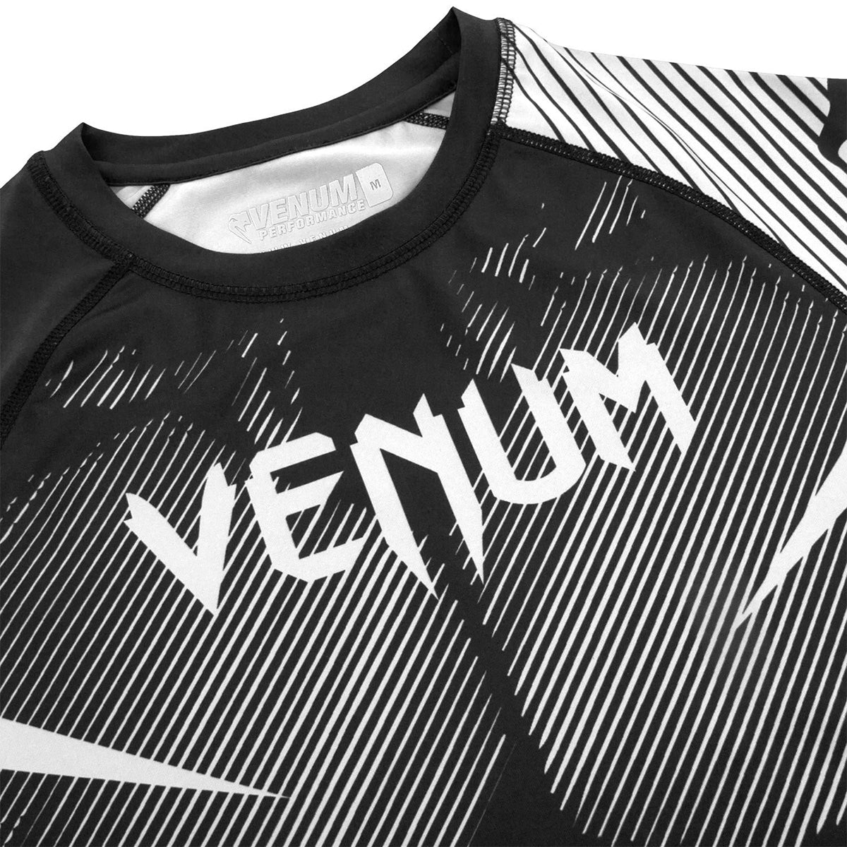 Venum No - Gi 2.0 Long Sleeve MMA Compression Rashguard - Black/White - Forza Sports