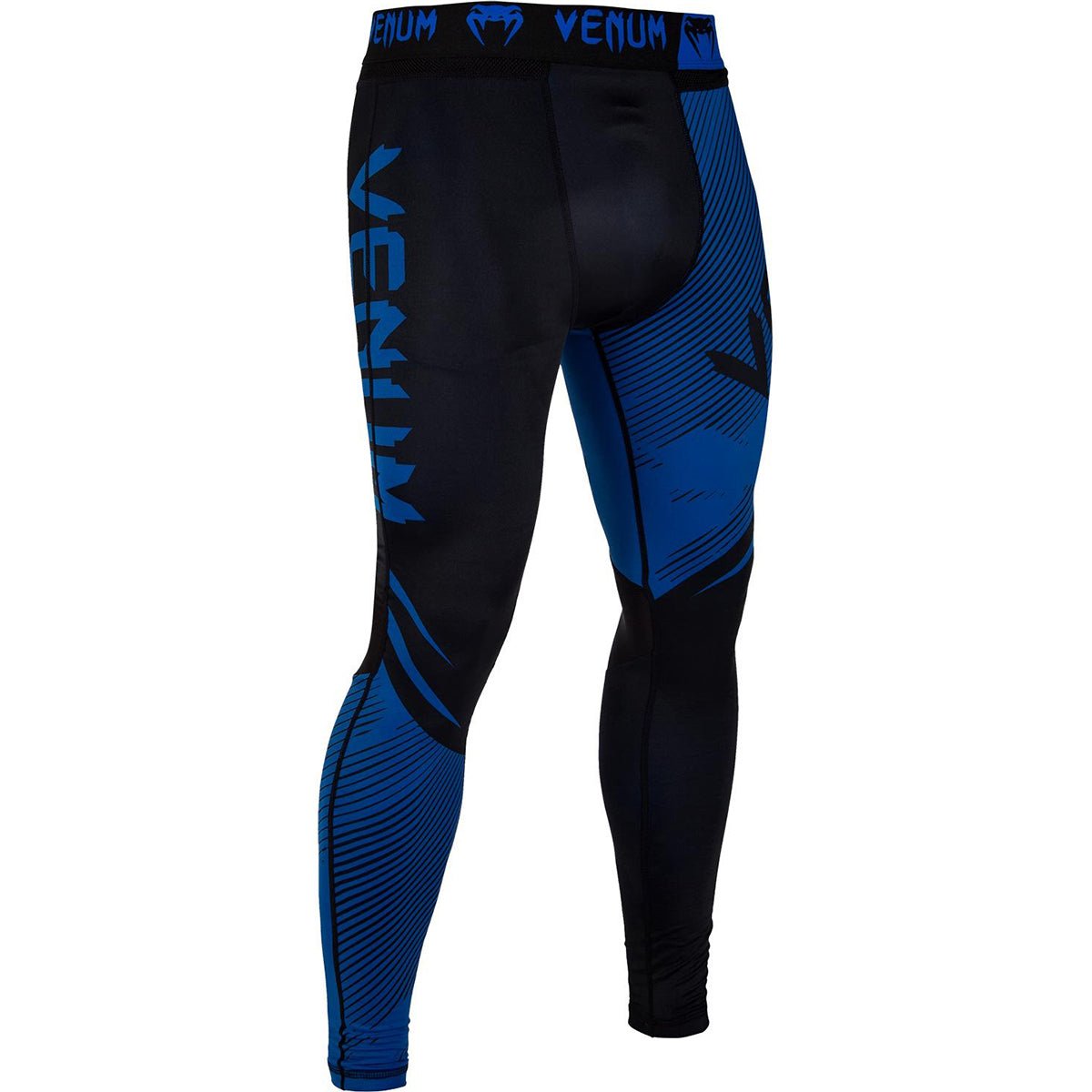 Venum No - Gi 2.0 MMA Compression Spats - Black/Blue - Forza Sports