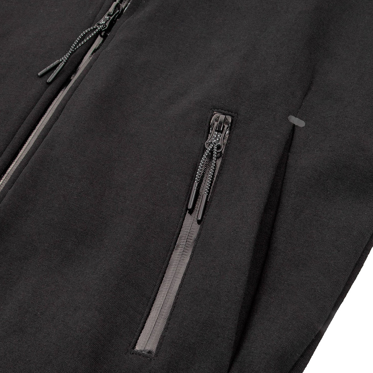 Venum Laser Evo Full Zip Hoodie - Black/Heather Gray - Forza Sports