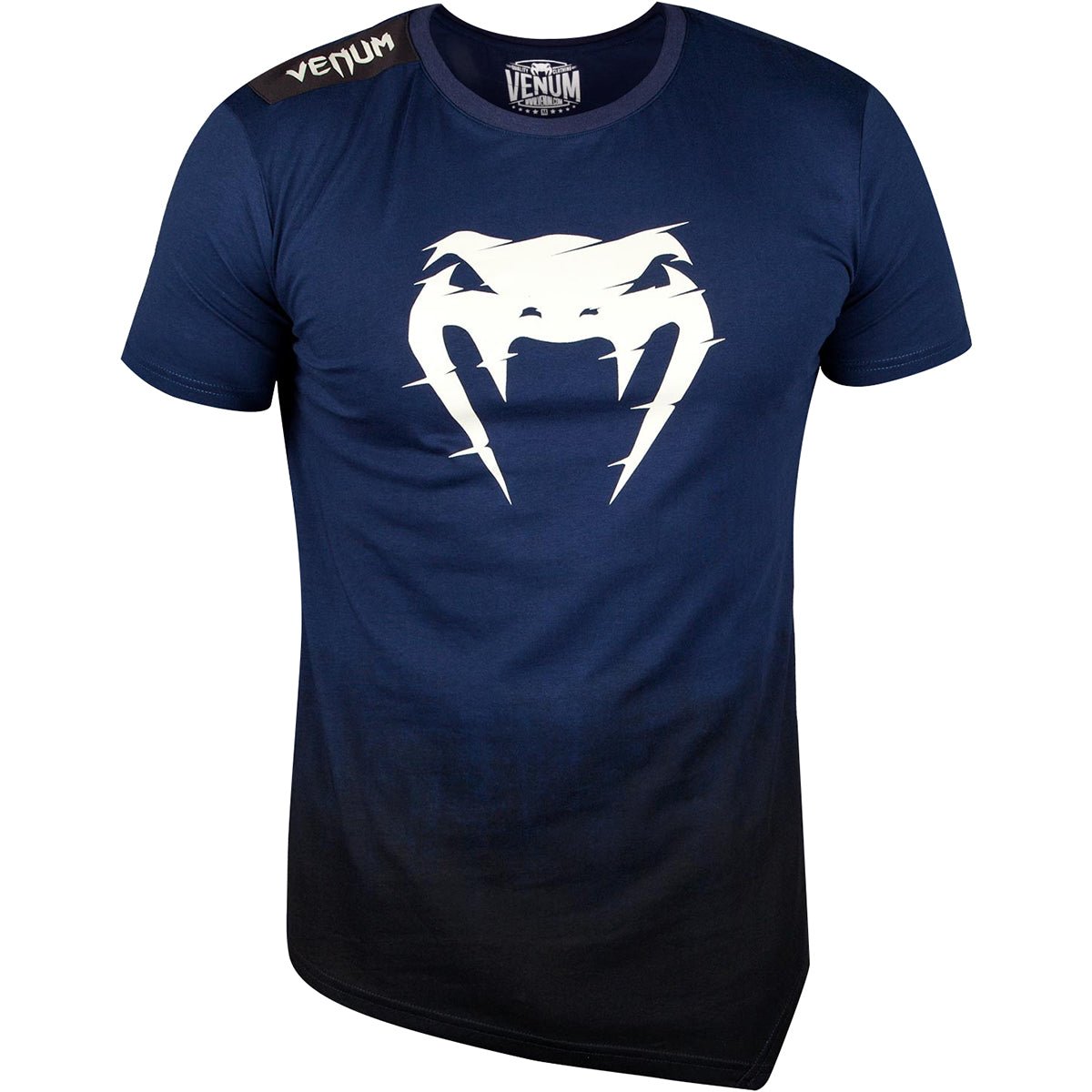 Venum Interference 2.0 Short Sleeve T-Shirt - Navy Blue - Forza Sports