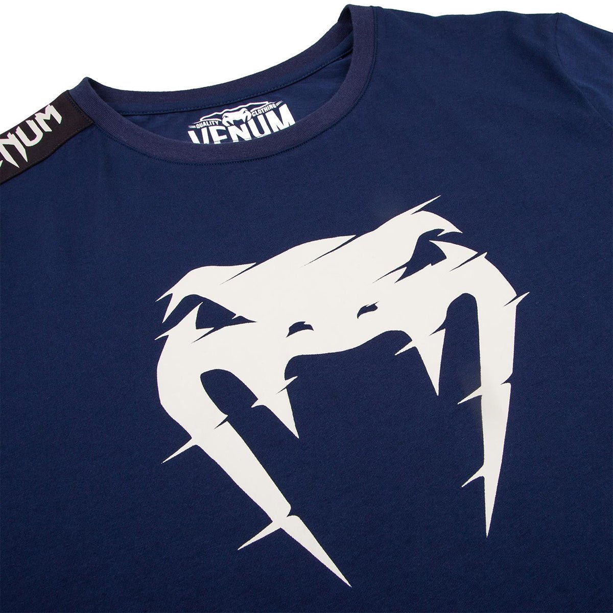 Venum Interference 2.0 Short Sleeve T-Shirt - Navy Blue - Forza Sports