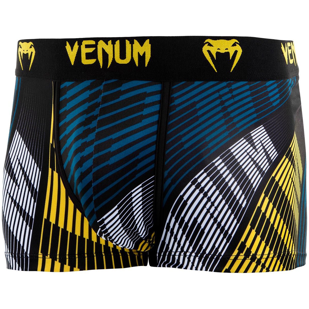 Venum Plasma Boxer Shorts - Black/Yellow - Forza Sports