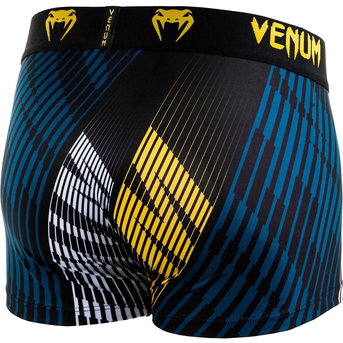 Venum Plasma Boxer Shorts - Black/Yellow - Forza Sports