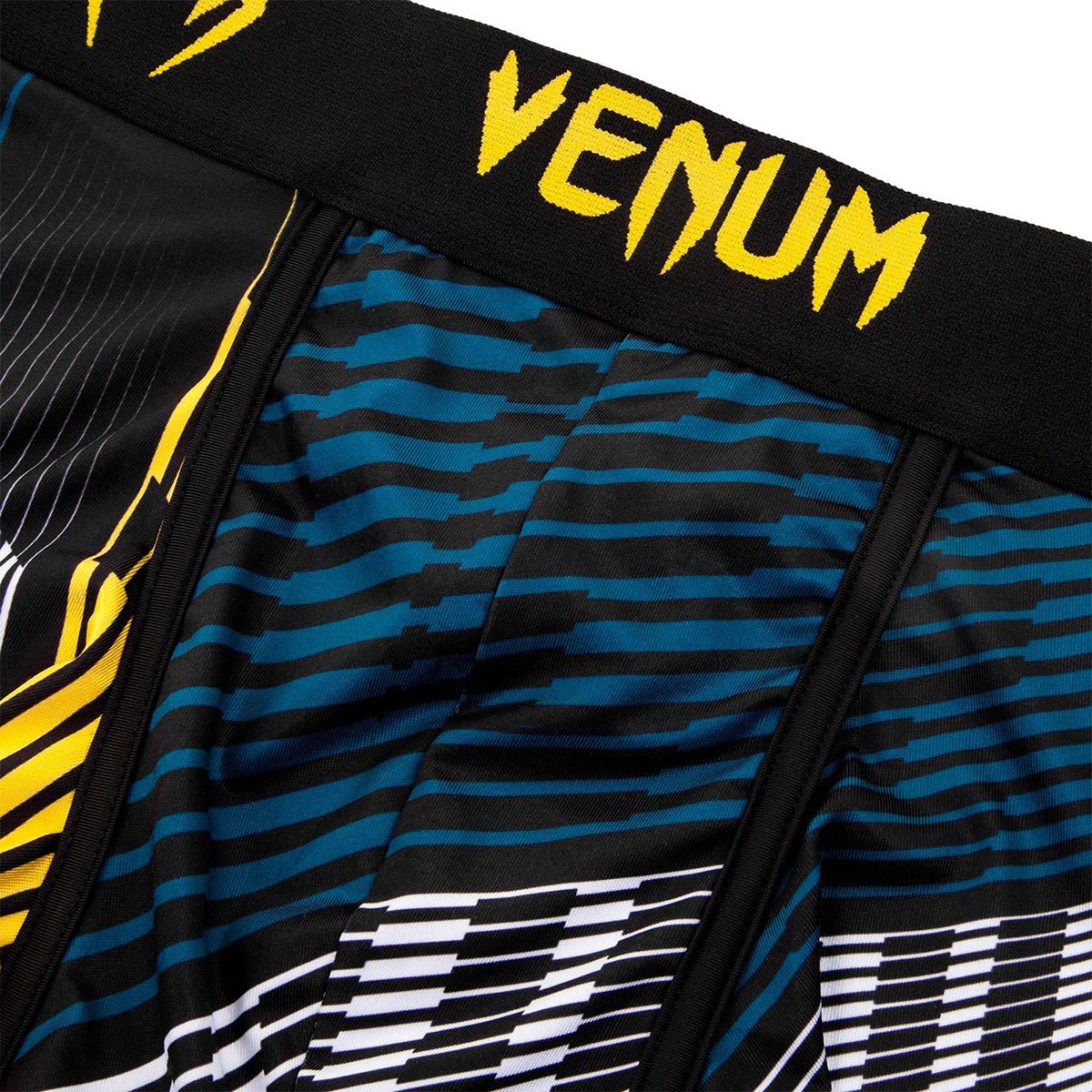 Venum Plasma Boxer Shorts - Black/Yellow - Forza Sports