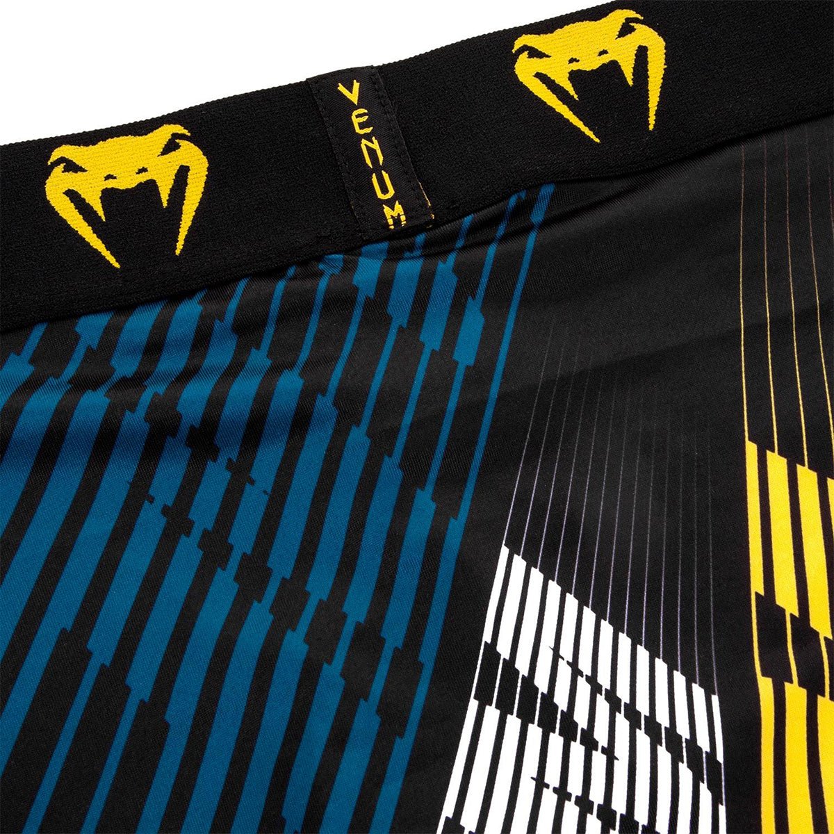 Venum Plasma Boxer Shorts - Black/Yellow - Forza Sports