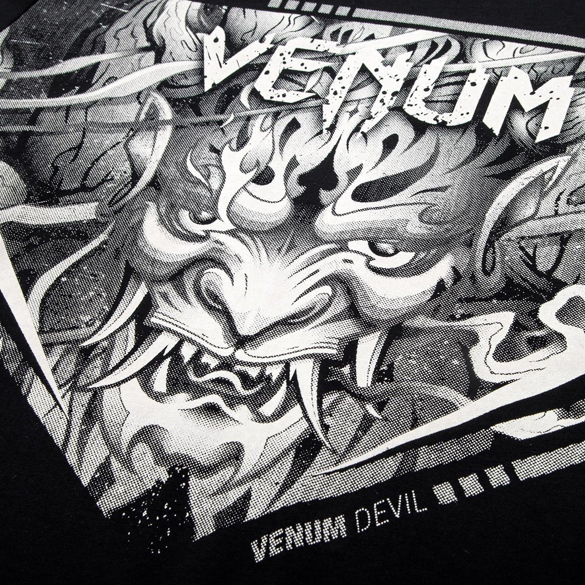 Venum Devil Crewneck T-Shirt - White/Black - Forza Sports