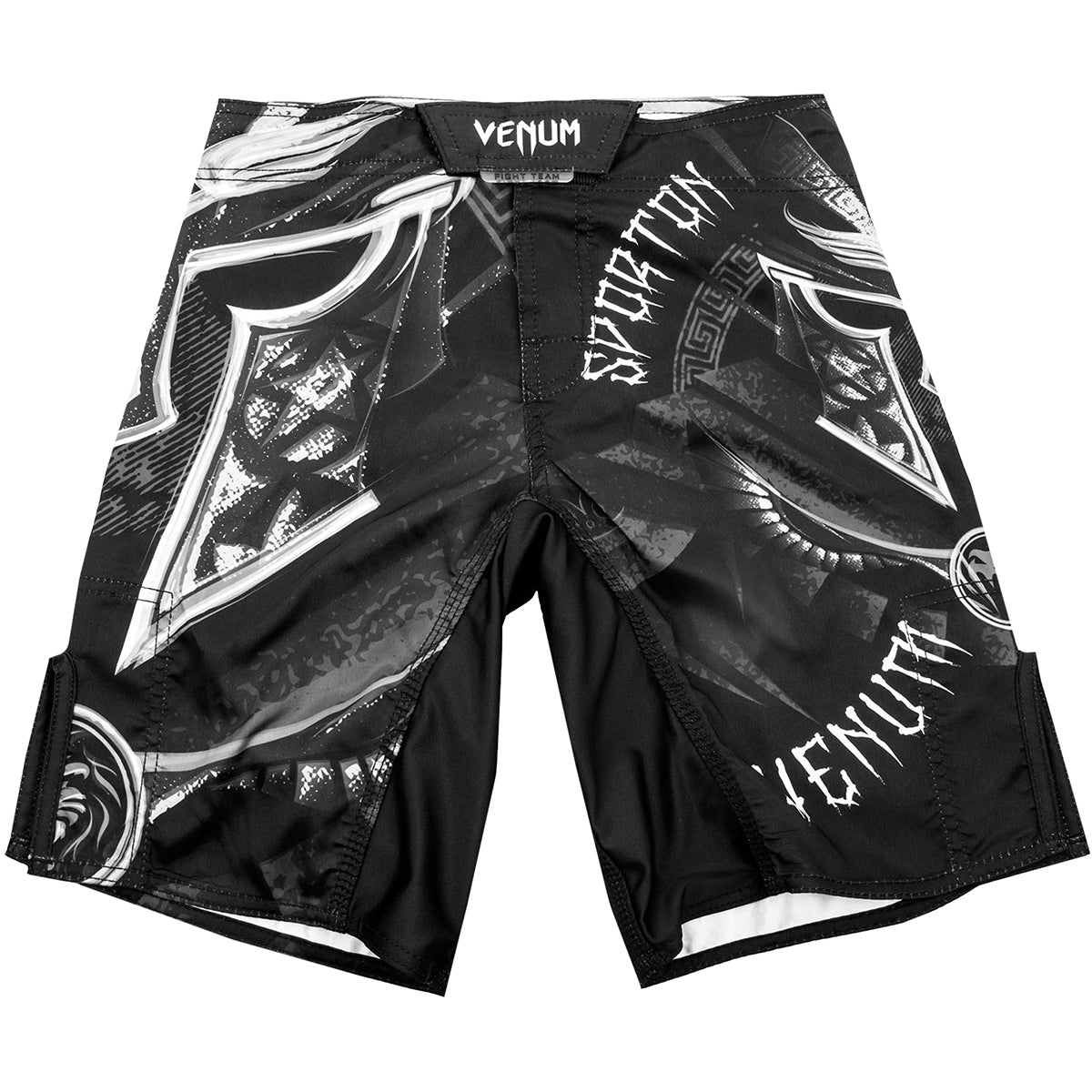 Venum Kids Gladiator MMA Fight Shorts - Black/White - Forza Sports