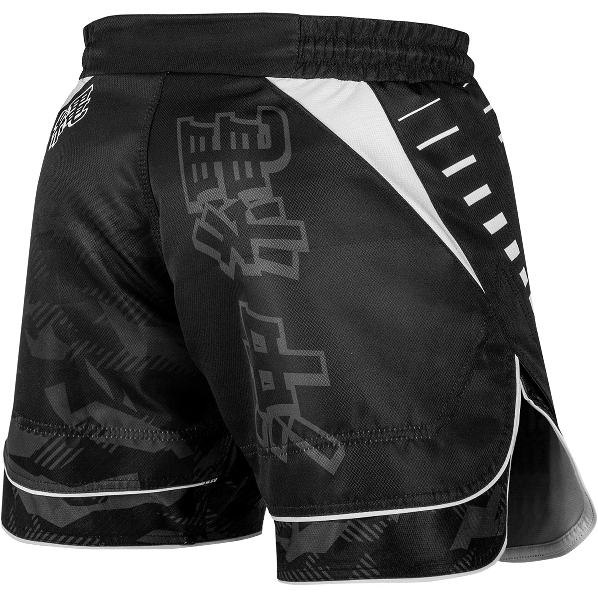 Venum Okinawa 2.0 MMA Fight Shorts - Black/White - Forza Sports