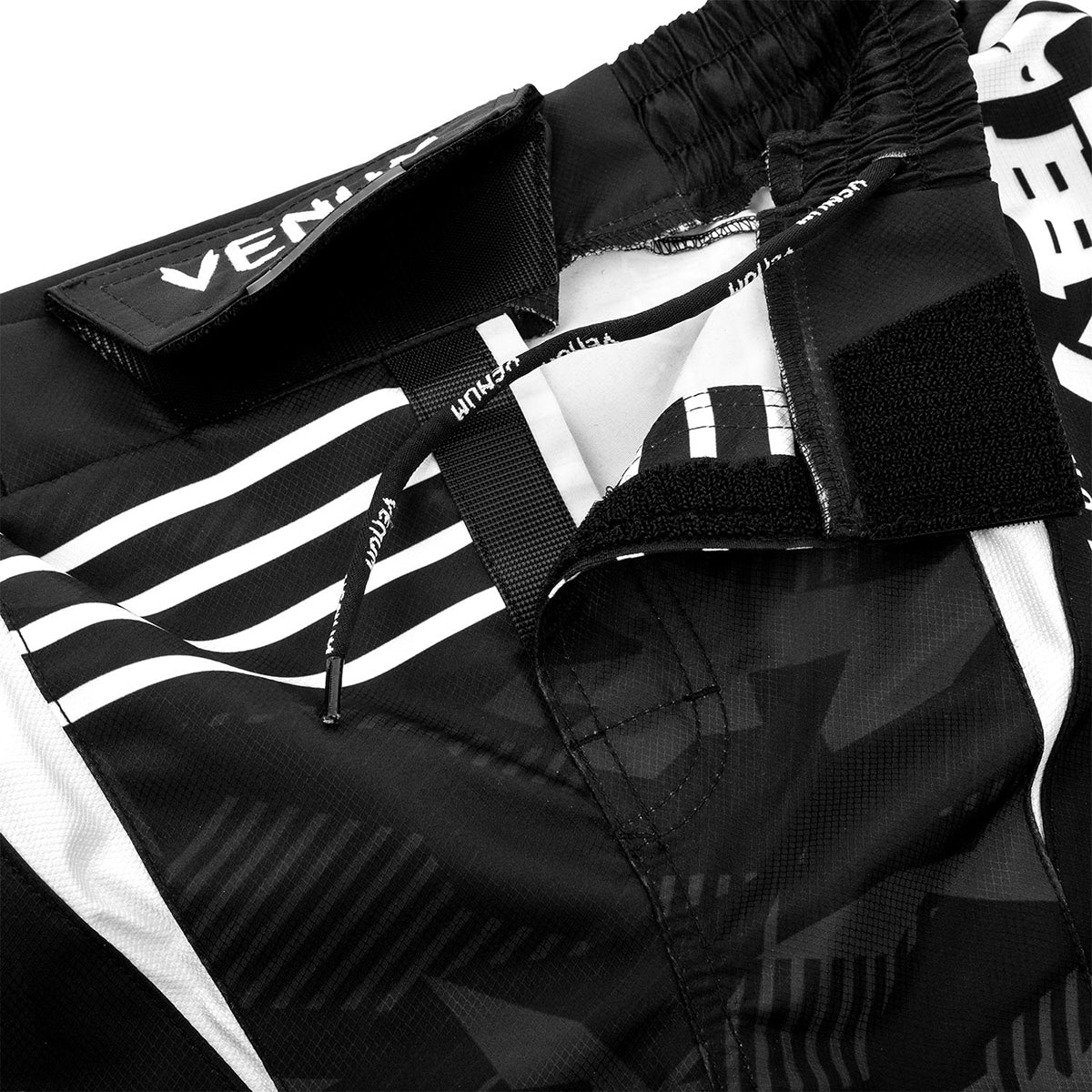 Venum Okinawa 2.0 MMA Fight Shorts - Black/White - Forza Sports