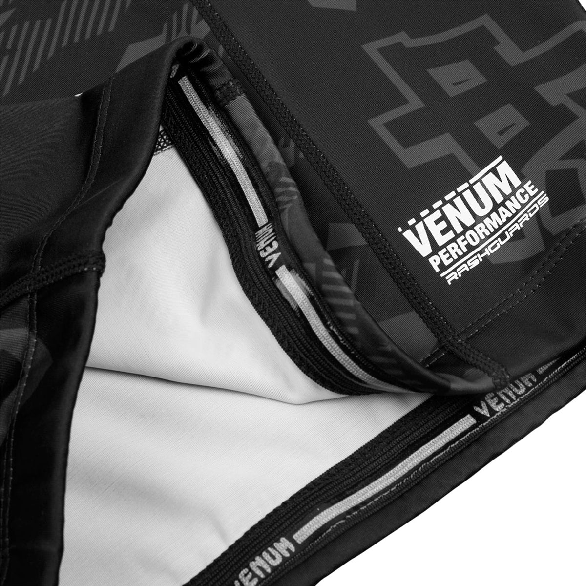 Venum Okinawa 2.0 Long Sleeve Compression Rashguard - Black/White Venum