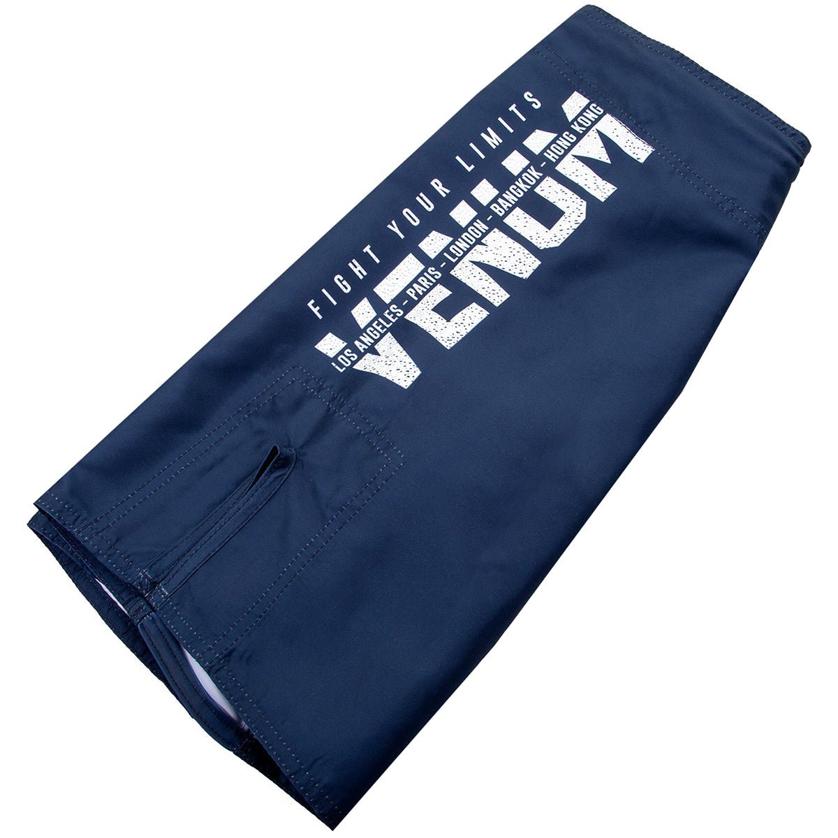 Venum Kids Signature MMA Fight Shorts - Navy Blue - Forza Sports