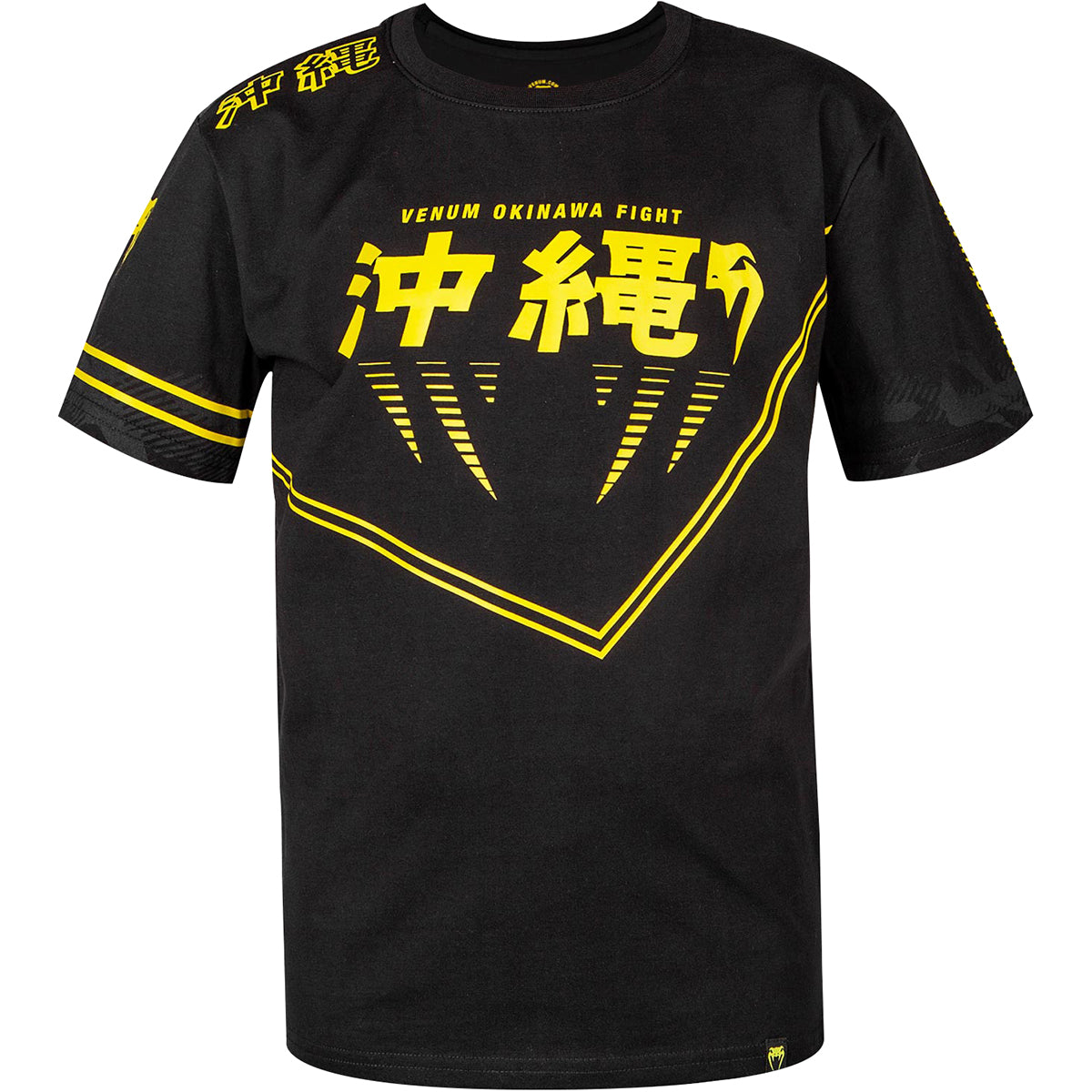 Venum Kids Okinawa 2.0 Short Sleeve T-Shirt - Black/Yellow Venum