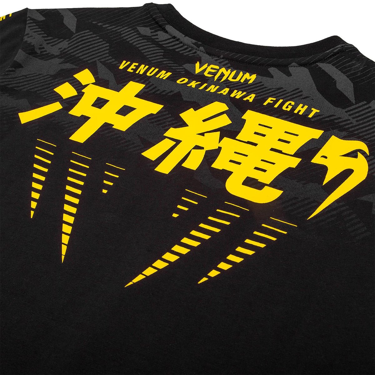 Venum Kids Okinawa 2.0 Short Sleeve T-Shirt - Black/Yellow - Forza Sports