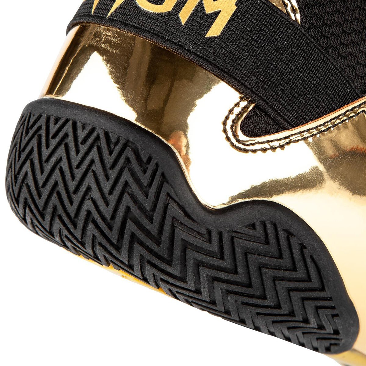 Venum Elite Professional Boxing Shoes - Black/Gold