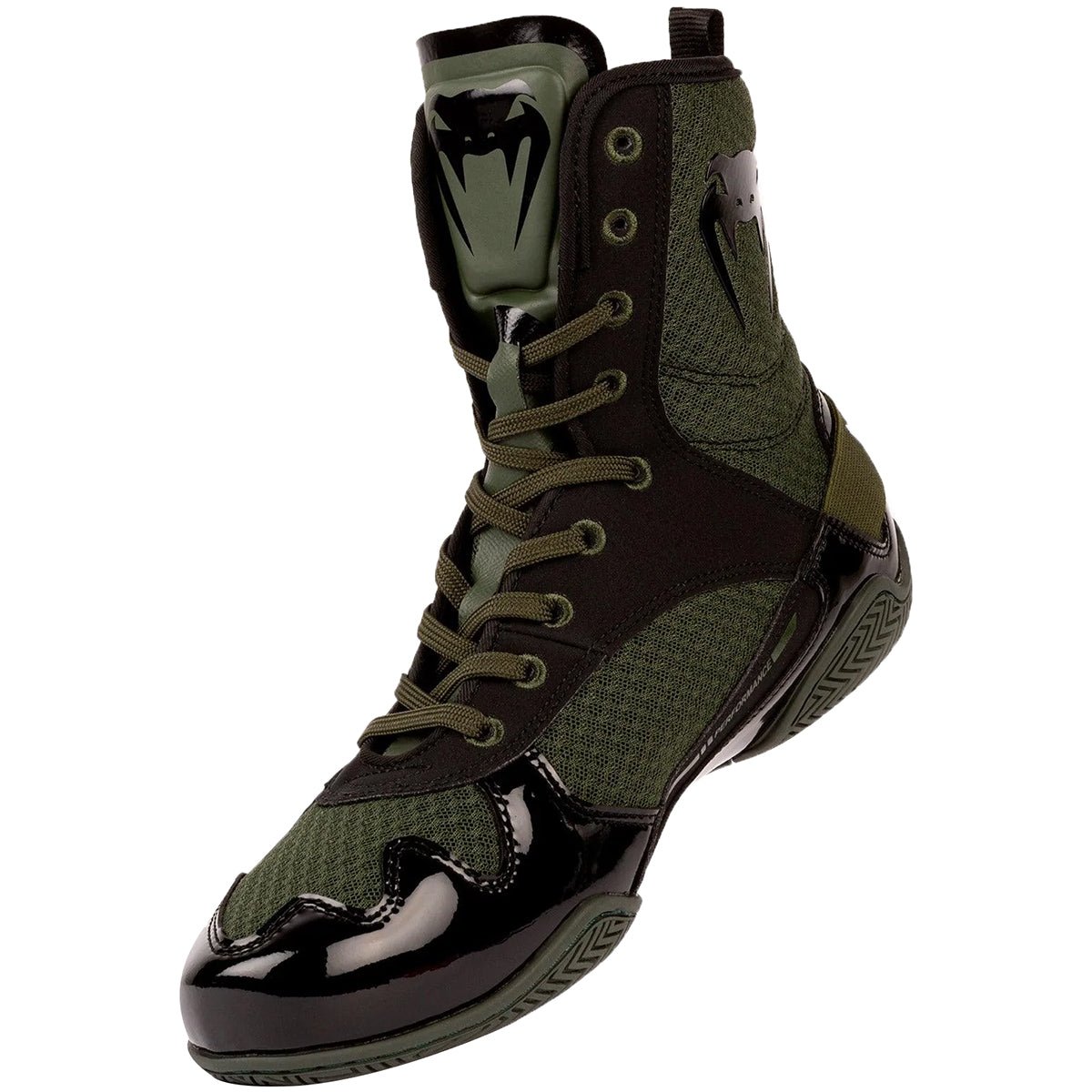 Venum Elite Boxing Shoes - Khaki - Forza Sports