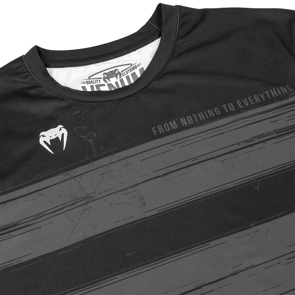 Venum AMRAP Dry Tech Short Sleeve T-Shirt - Black/Gray - Forza Sports