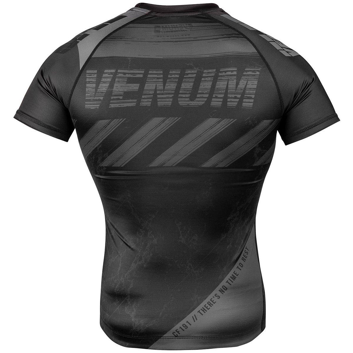 Venum AMRAP Short Sleeve Compression T-Shirt - Black/Gray - Forza Sports
