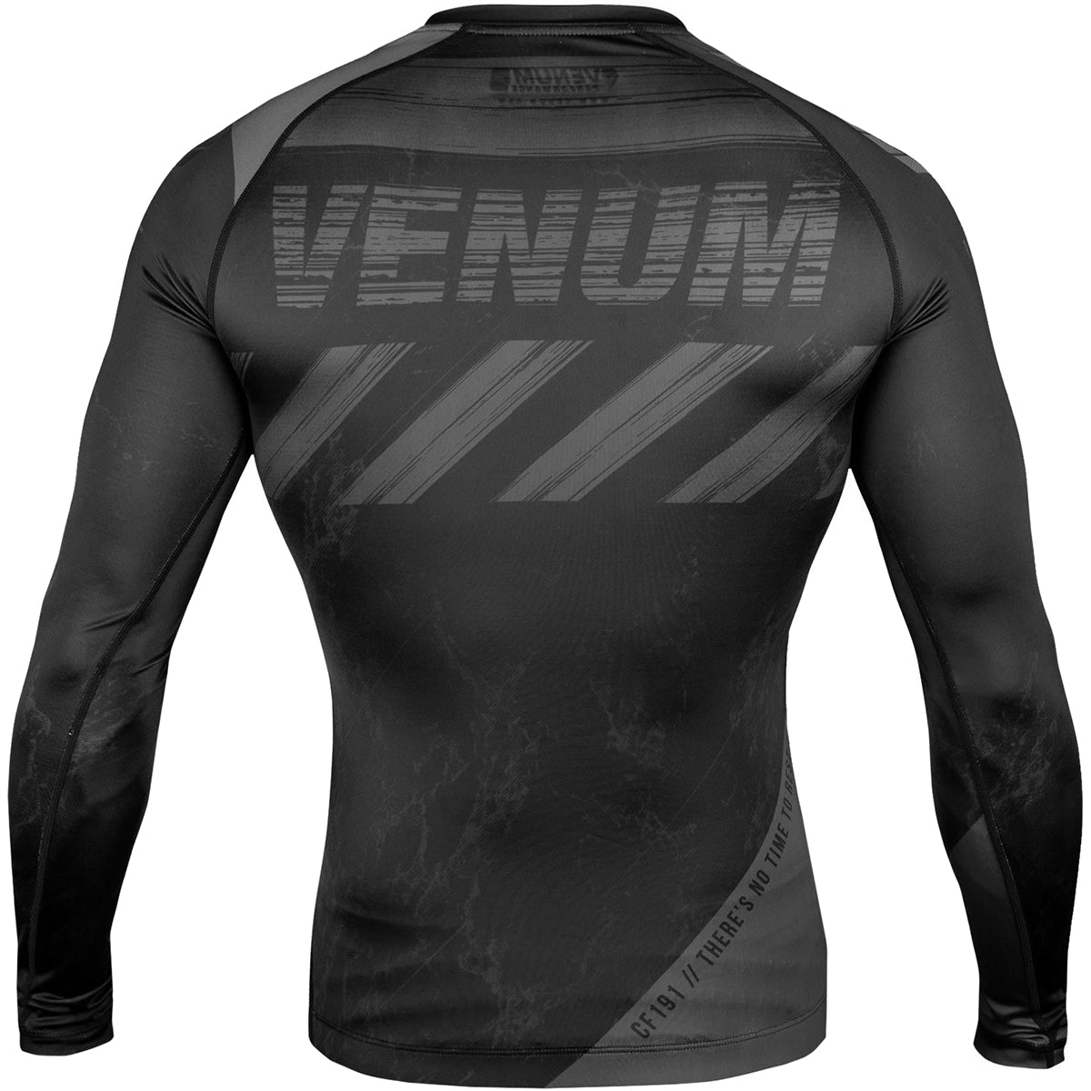 Venum AMRAP Long Sleeve Compression T-Shirt - Black/Gray - Forza Sports