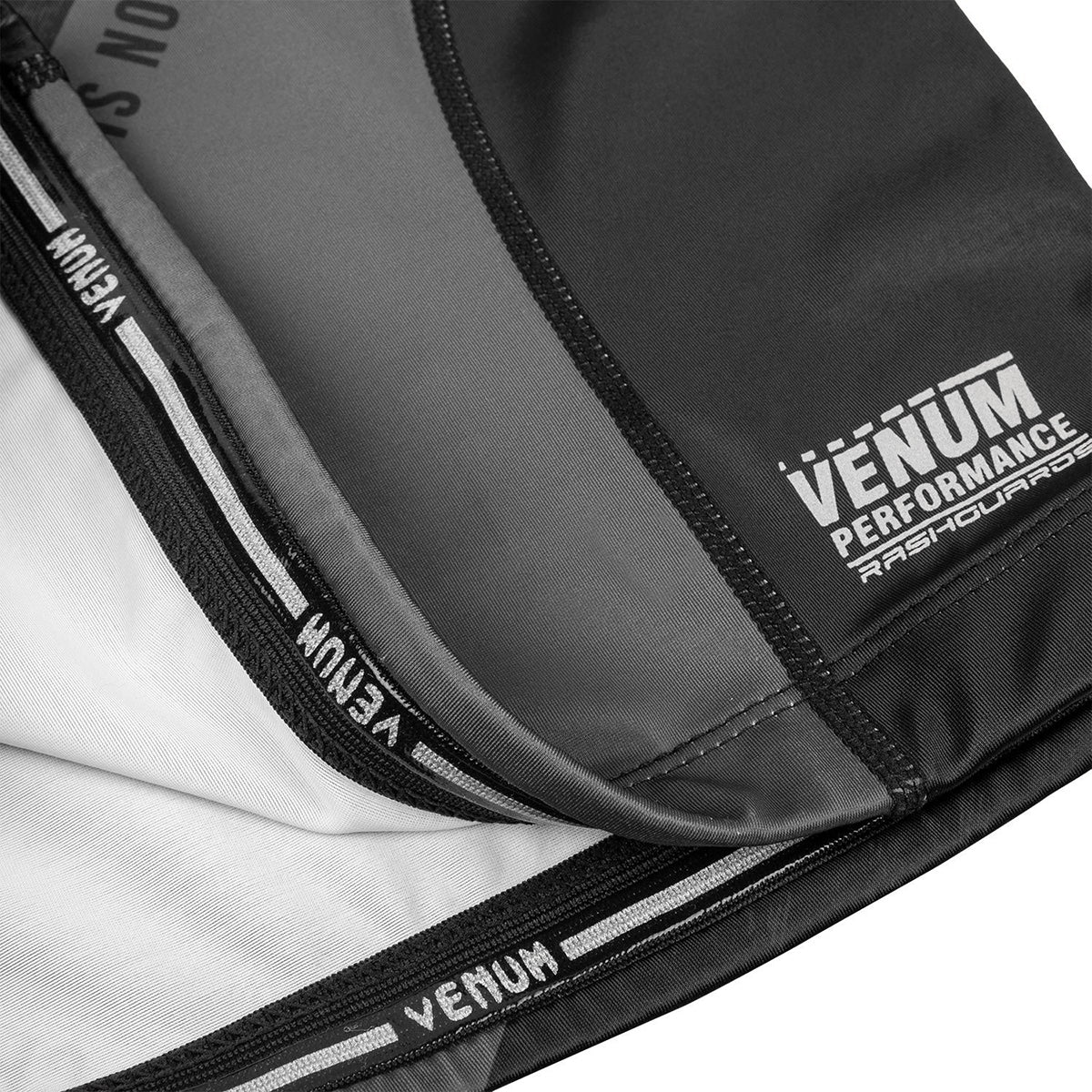 Venum AMRAP Long Sleeve Compression T-Shirt - Black/Gray - Forza Sports