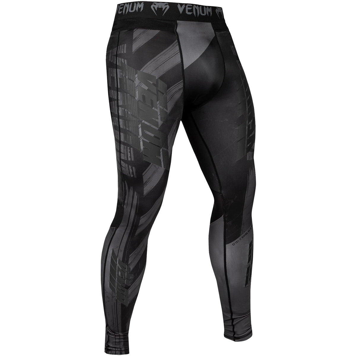 Venum AMRAP Compression Spats - Black/Gray - Forza Sports
