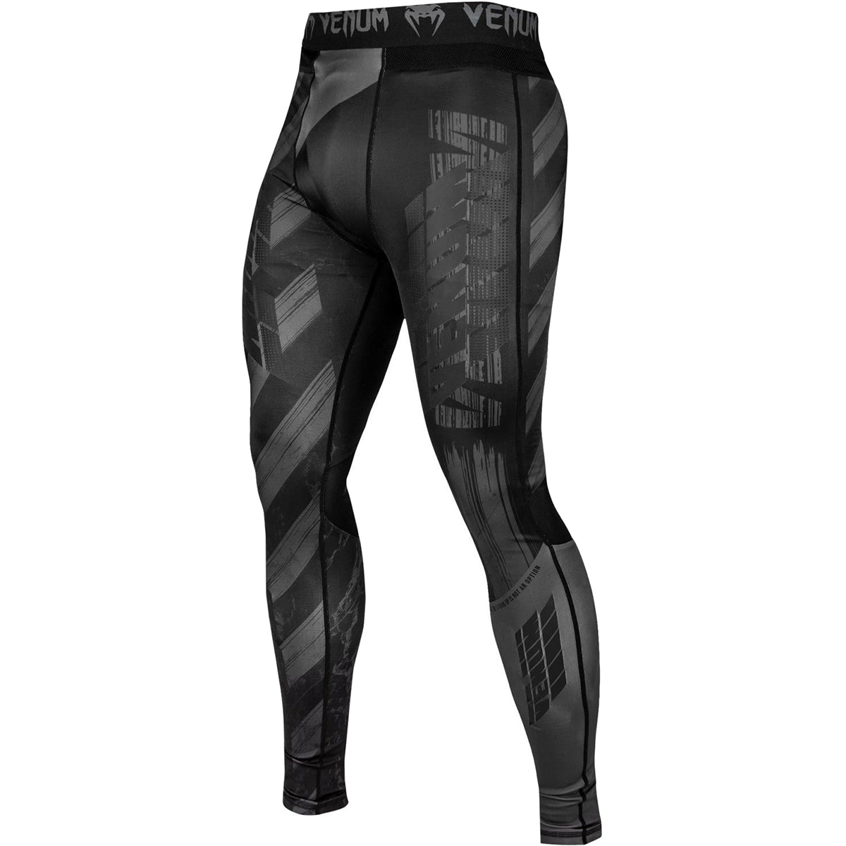 Venum AMRAP Compression Spats - Black/Gray - Forza Sports