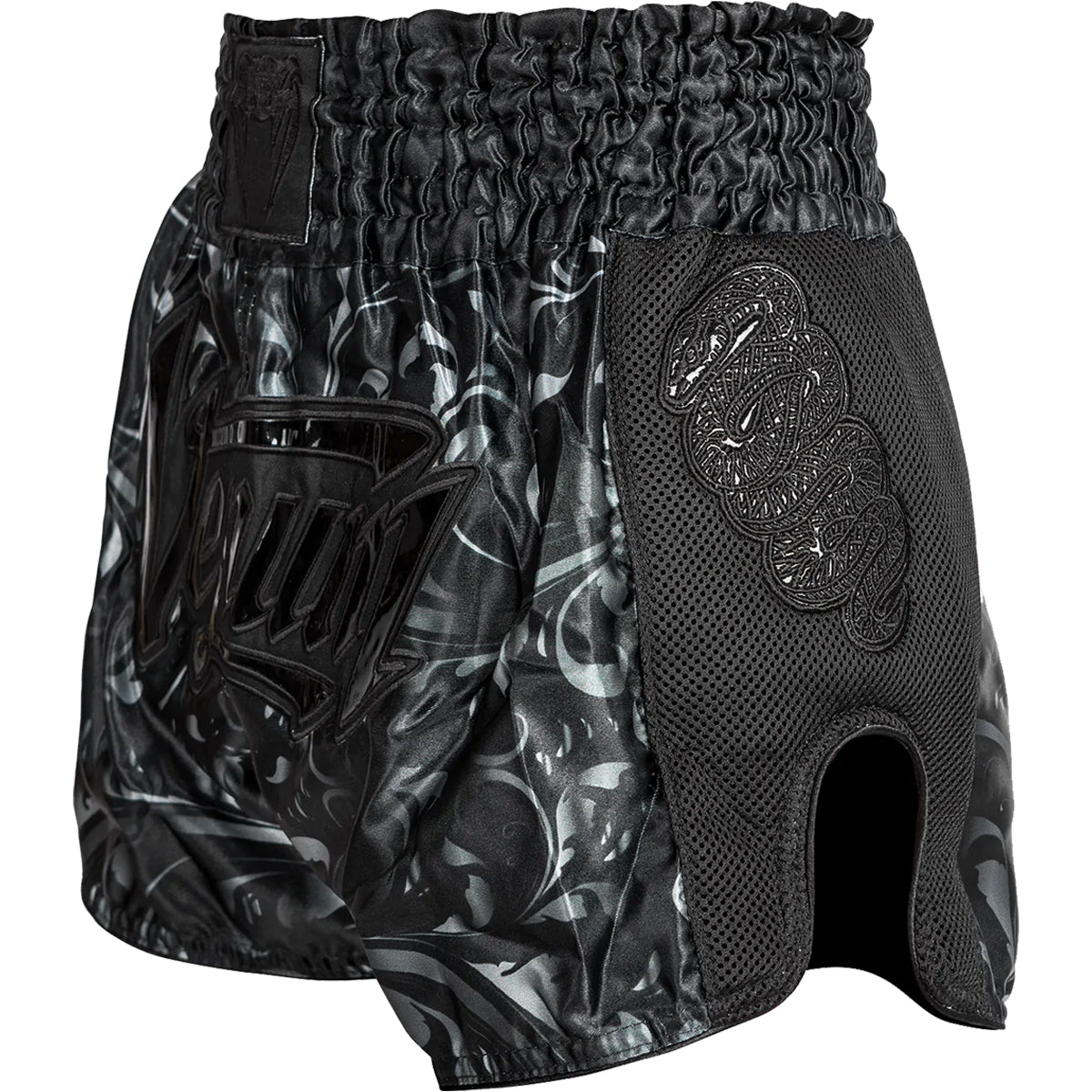Venum Absolute 2.0 Muay Thai Shorts - Black/Black - Forza Sports
