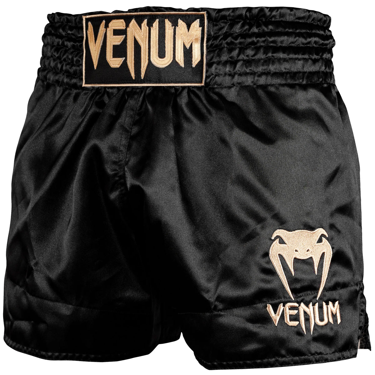 Venum Classic Muay Thai Shorts - Black/Gold Venum