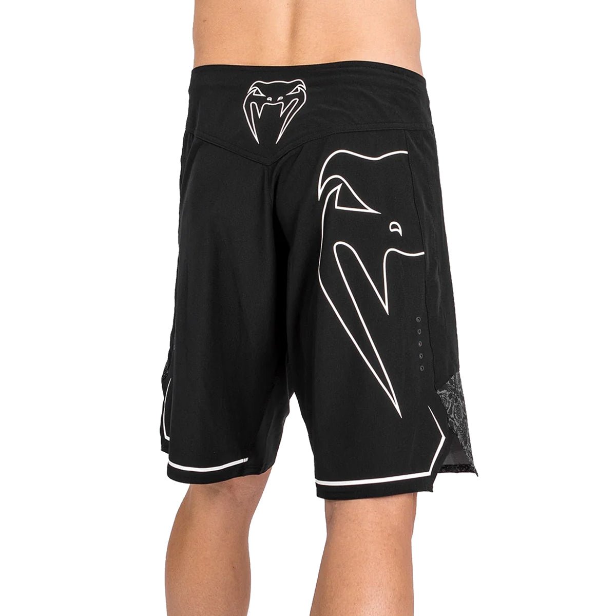 Venum Light 4.0 Fight Shorts - Black/White - Forza Sports