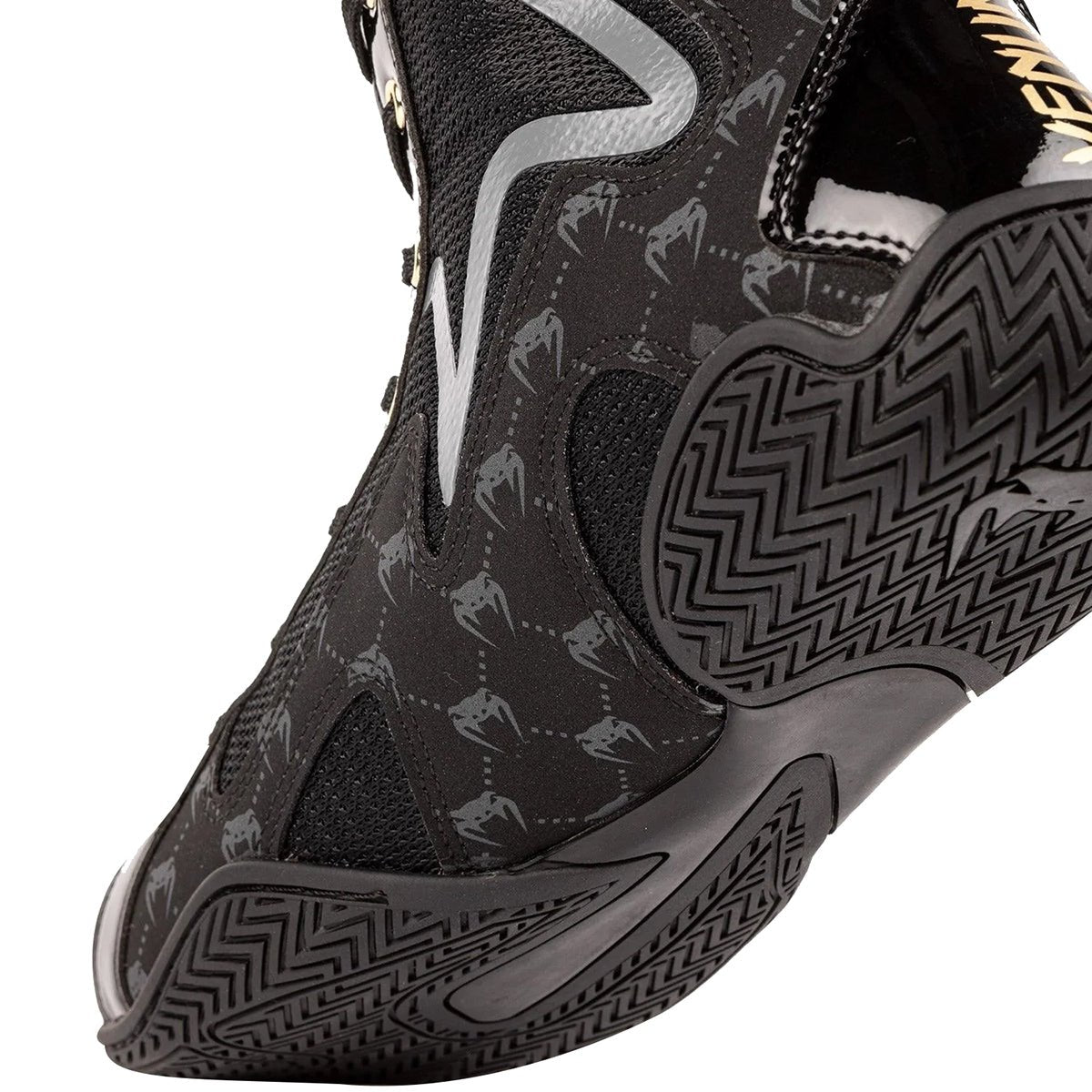 Venum Elite Evo Monogram Boxing Shoes - Black - Forza Sports