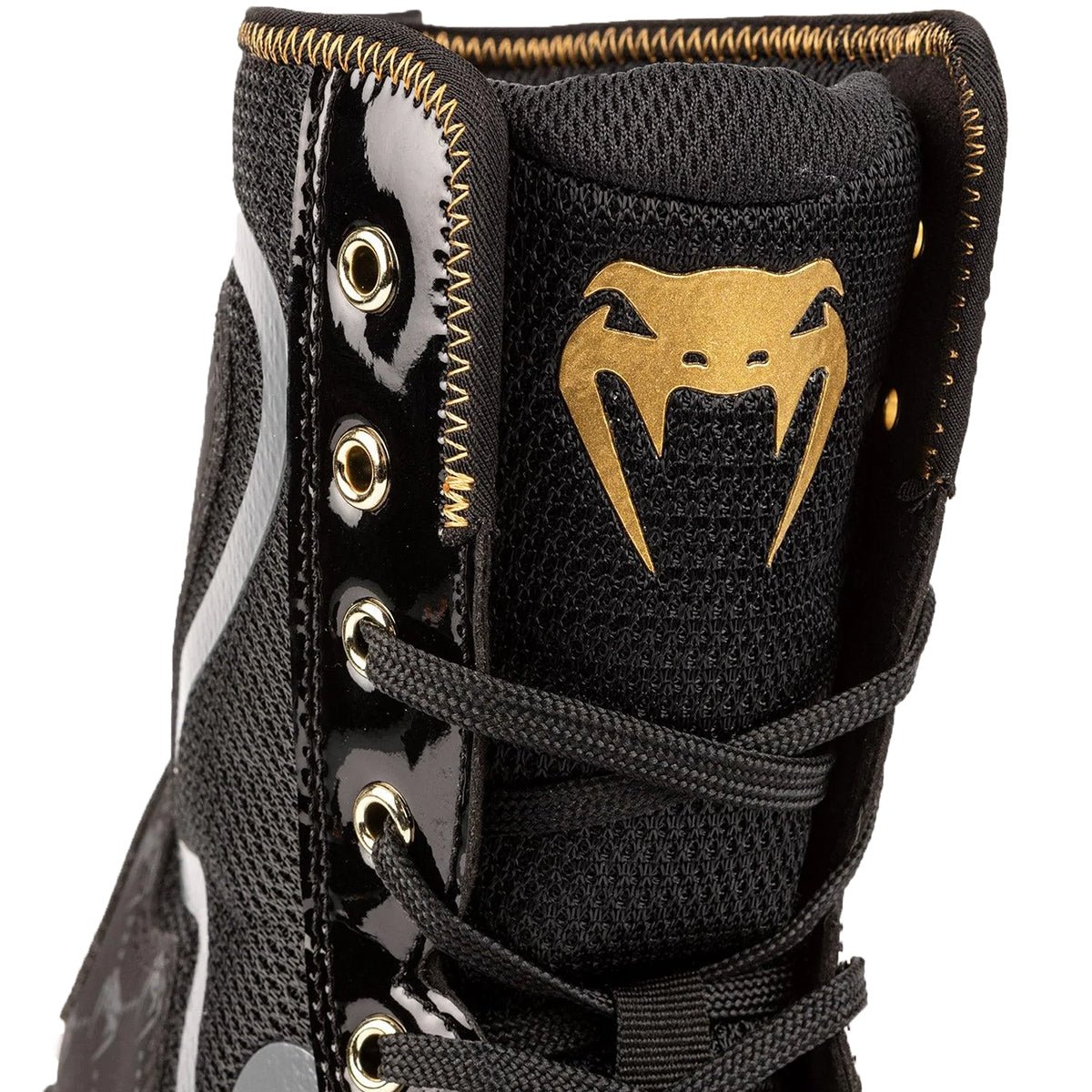 Venum Elite Evo Monogram Boxing Shoes - Black - Forza Sports